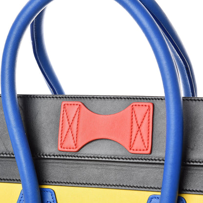 Celine Smooth Calfskin Mini Tri-Color Luggage Sunflower 12 of 13