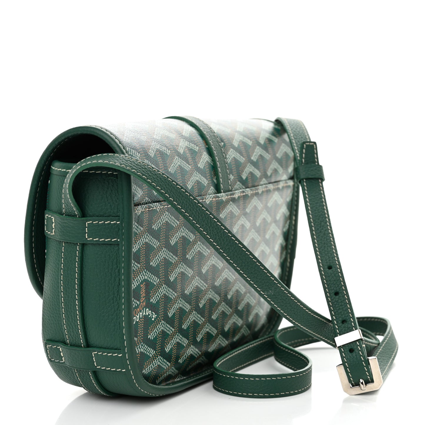 Goyardine Belvedere II PM Messenger Bag Green