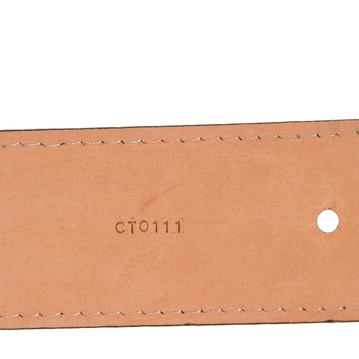 Louis Vuitton Monogram LV Cut Belt 85 34 6 of 8