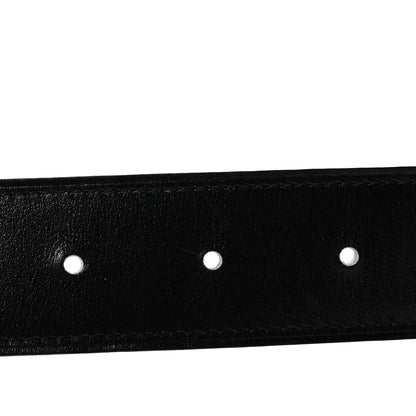 Hermes Box Togo 32mm Striee H Belt 110 44 Black Orange 3 of 10