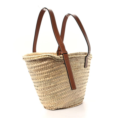 Loewe Raffia Basket Tote Bag Natural Tan 2 of 11
