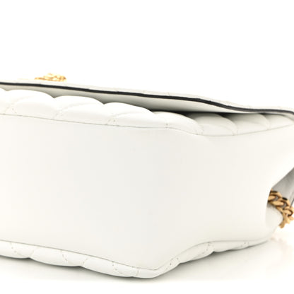 Versace Nappa Quilted Medusa Medium Chain Crossbody White 10 of 14