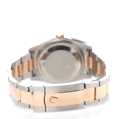 Rolex Stainless Steel 18K Everose Gold 36mm Oyster Perpetual Datejust Watch Pink 116201 3 of 5