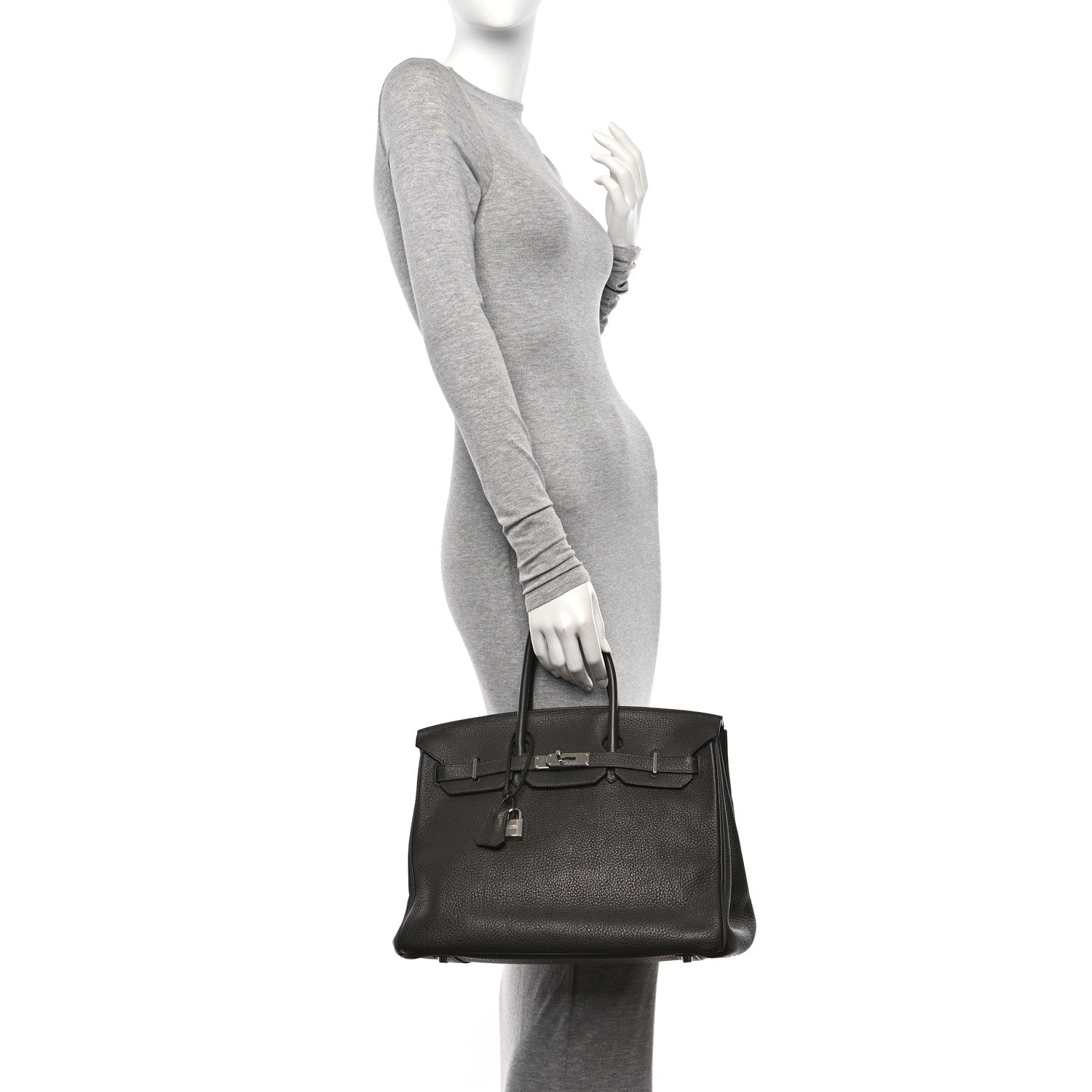 Hermes Togo Birkin 35 Vert Bronze 2 of 23