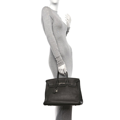 Hermes Togo Birkin 35 Vert Bronze 2 of 23