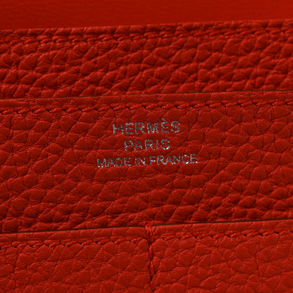 Hermes Togo Dogon Duo Wallet Capucine 7 of 9