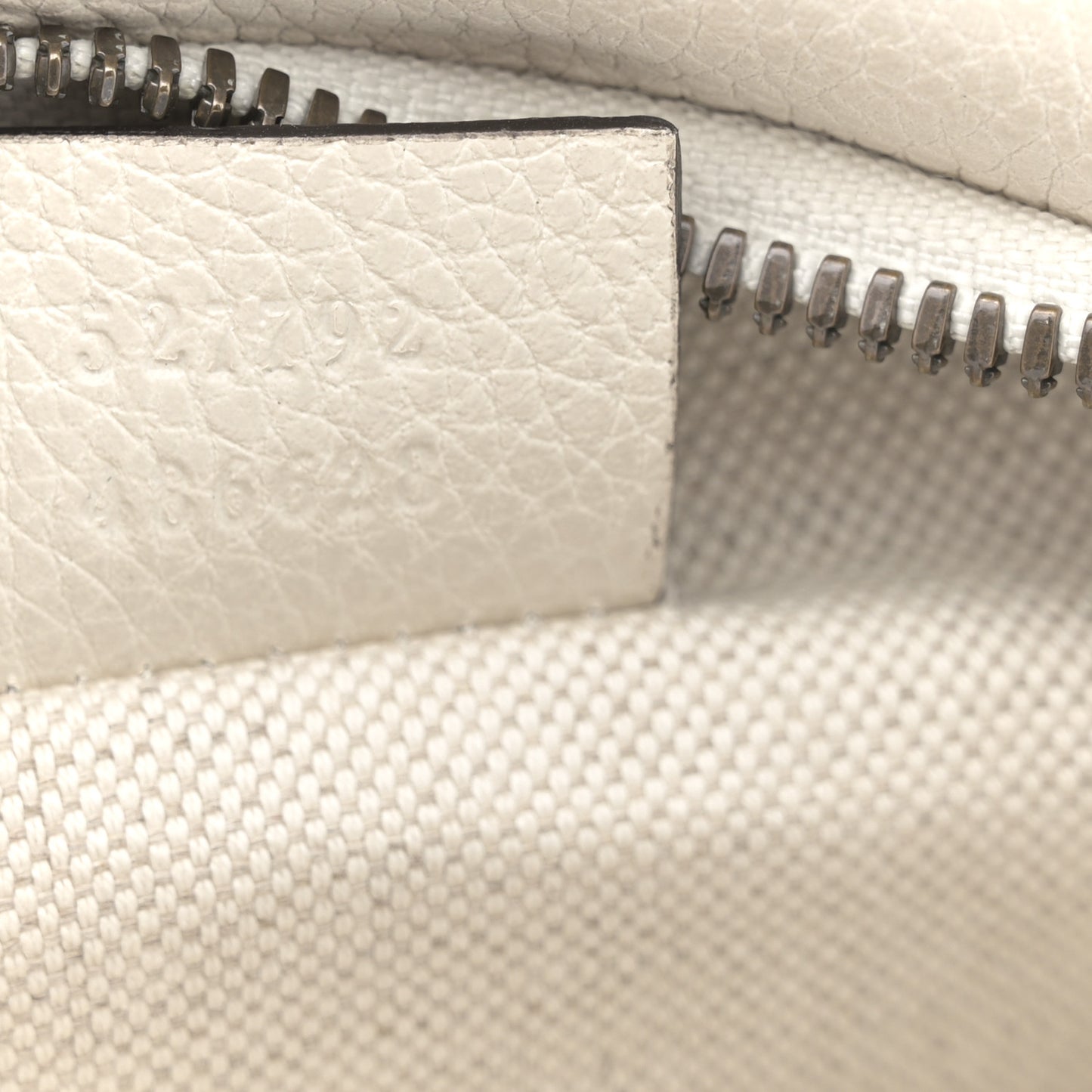 Grained Calfskin Small Logo Belt Bag White