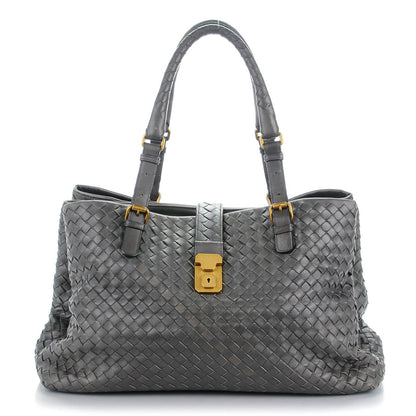 Bottega Veneta Nappa Intrecciato Roma Tote Ferro 1 of 8