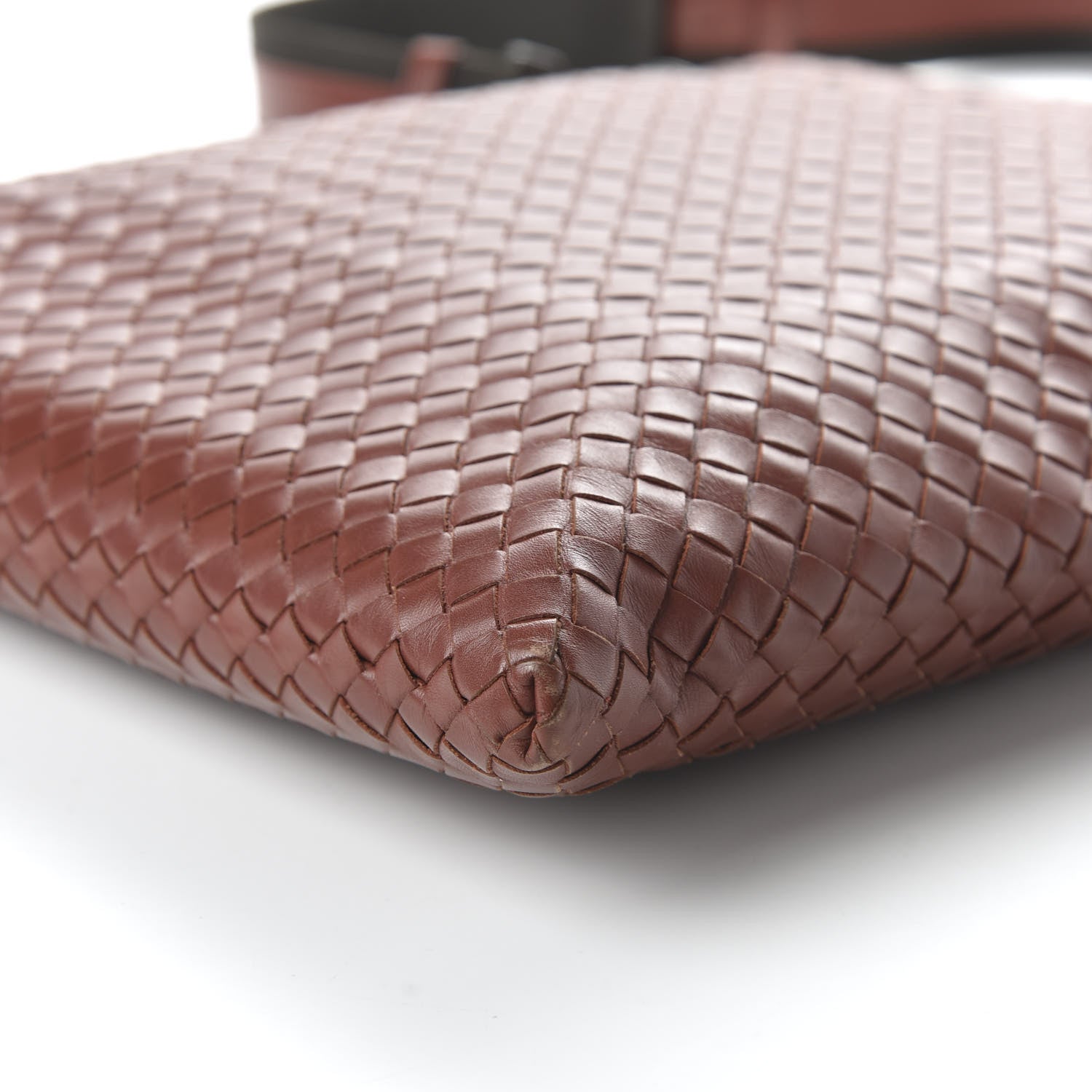 Bottega Veneta Nappa Intrecciato VN Crossbody Messenger Bag Brique 7 of 9