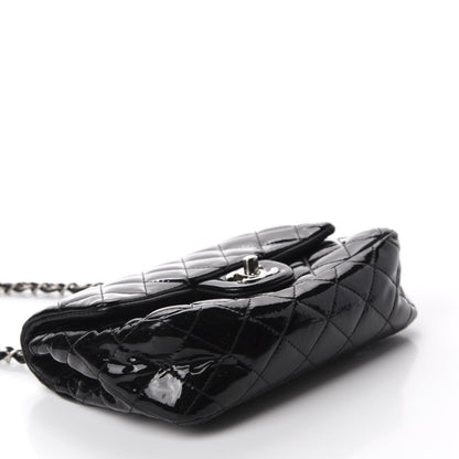 Chanel Patent Calfskin Quilted Mini Rectangular Flap Black 4 of 11