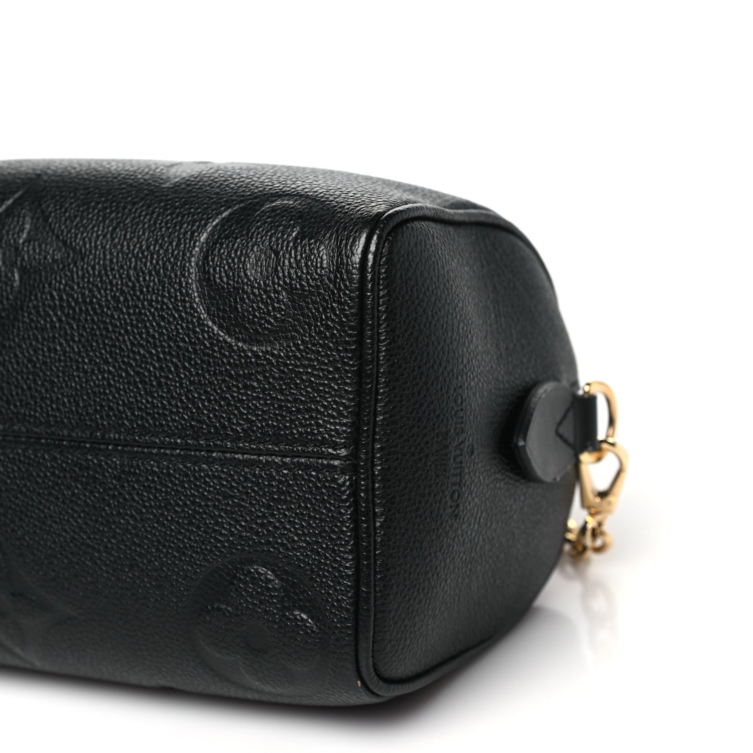 Louis Vuitton Empreinte Monogram Giant Speedy Bandouliere 20 Black 9 of 10