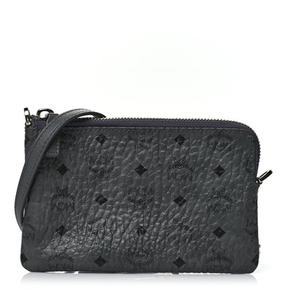 MCM Visetos Crossbody Tech Pouch Phantom Grey 1 of 11
