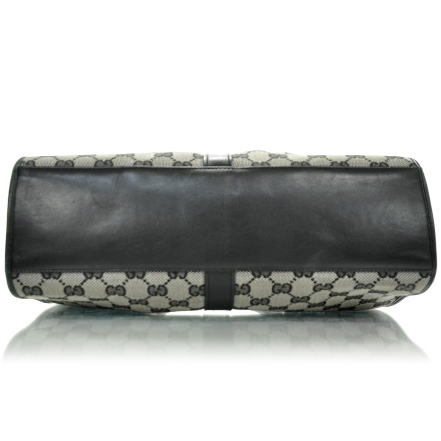 Monogram Bardot Shoulder Bag Black
