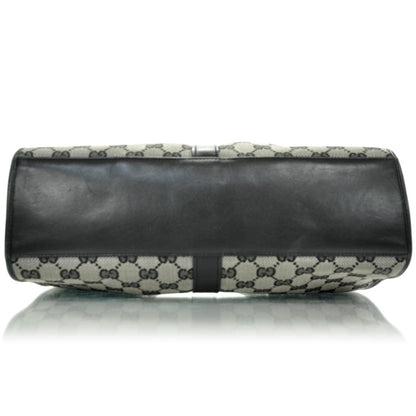 Gucci Monogram Bardot Shoulder Bag Black 5 of 10