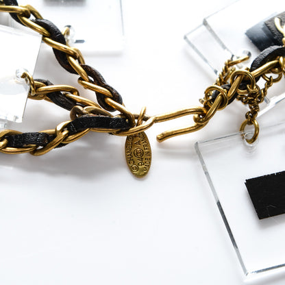 Chanel Lucite CC Chain Belt Black Gold 4 of 4