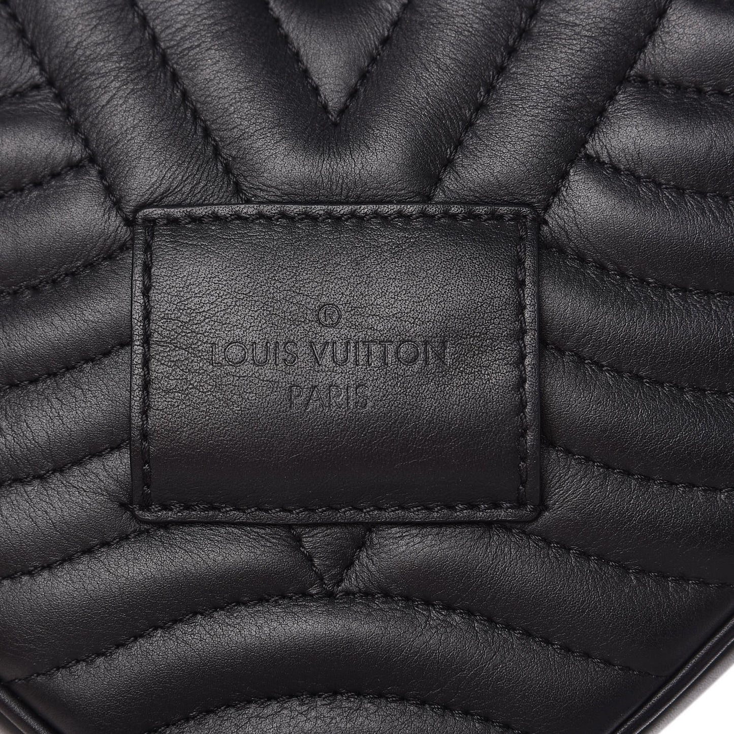 Calfskin New Wave Heart Bag Black
