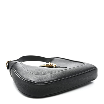 Gucci Grand Prix Calfskin Small Jackie 1961 Hobo Black 4 of 10