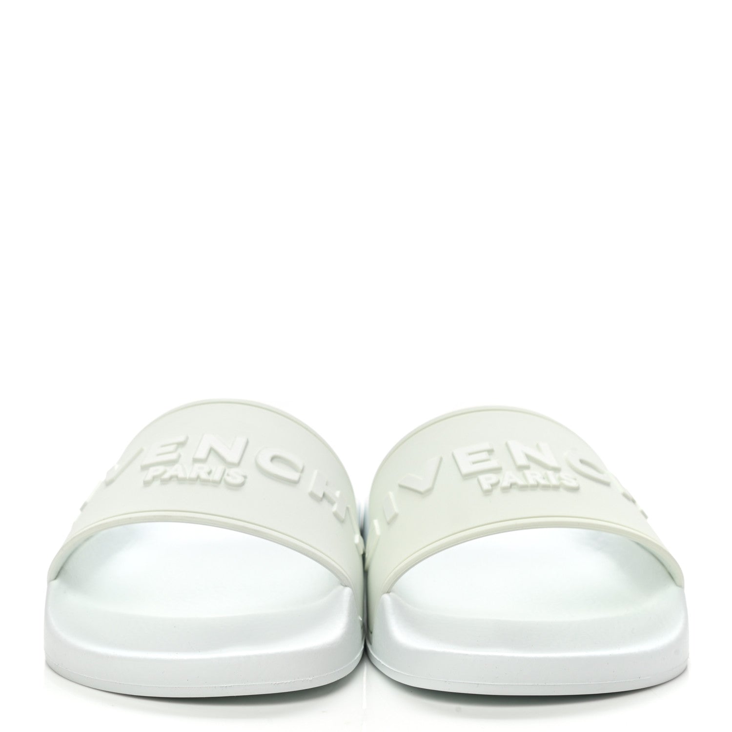 Givenchy Rubber Logo Pool Slide Sandals 38 White 2 of 8