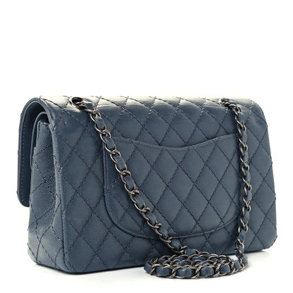 Chanel Caviar Quilted Medium Double Flap Grey 2 of 12