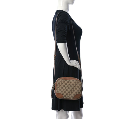 Gucci Monogram Mini Bree Messenger Bag Beige Tabacco 3 of 12