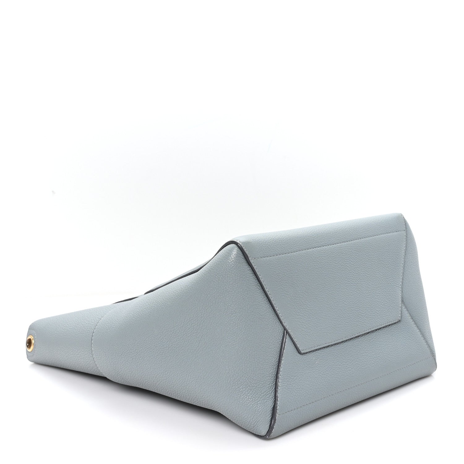 Celine Soft Grained Calfskin Sangle Bucket Bag Storm 4 of 10