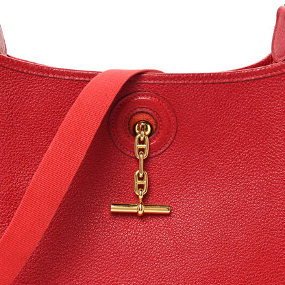 Hermes Buffle Skipper Vespa PM Rouge Vif 6 of 8