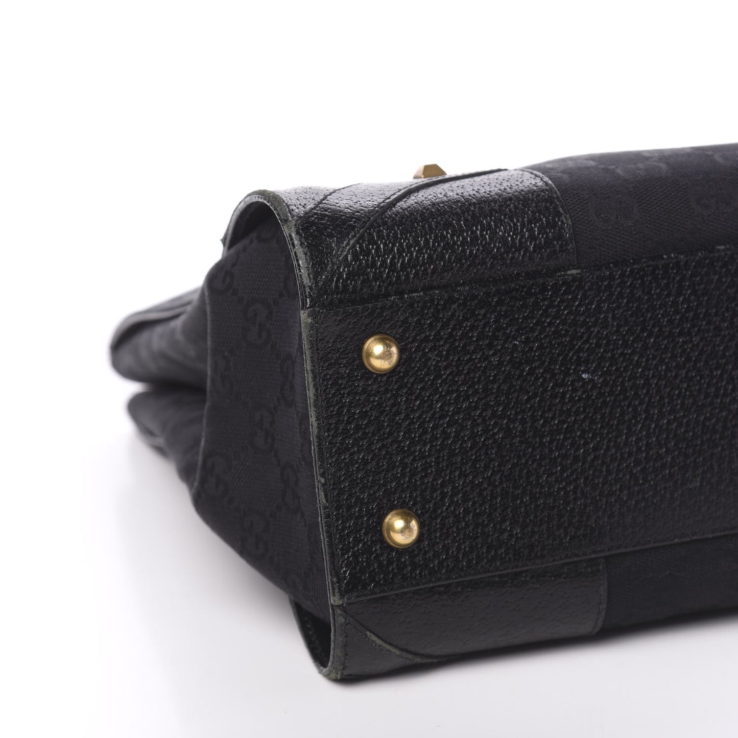 Monogram Medium Tote Black