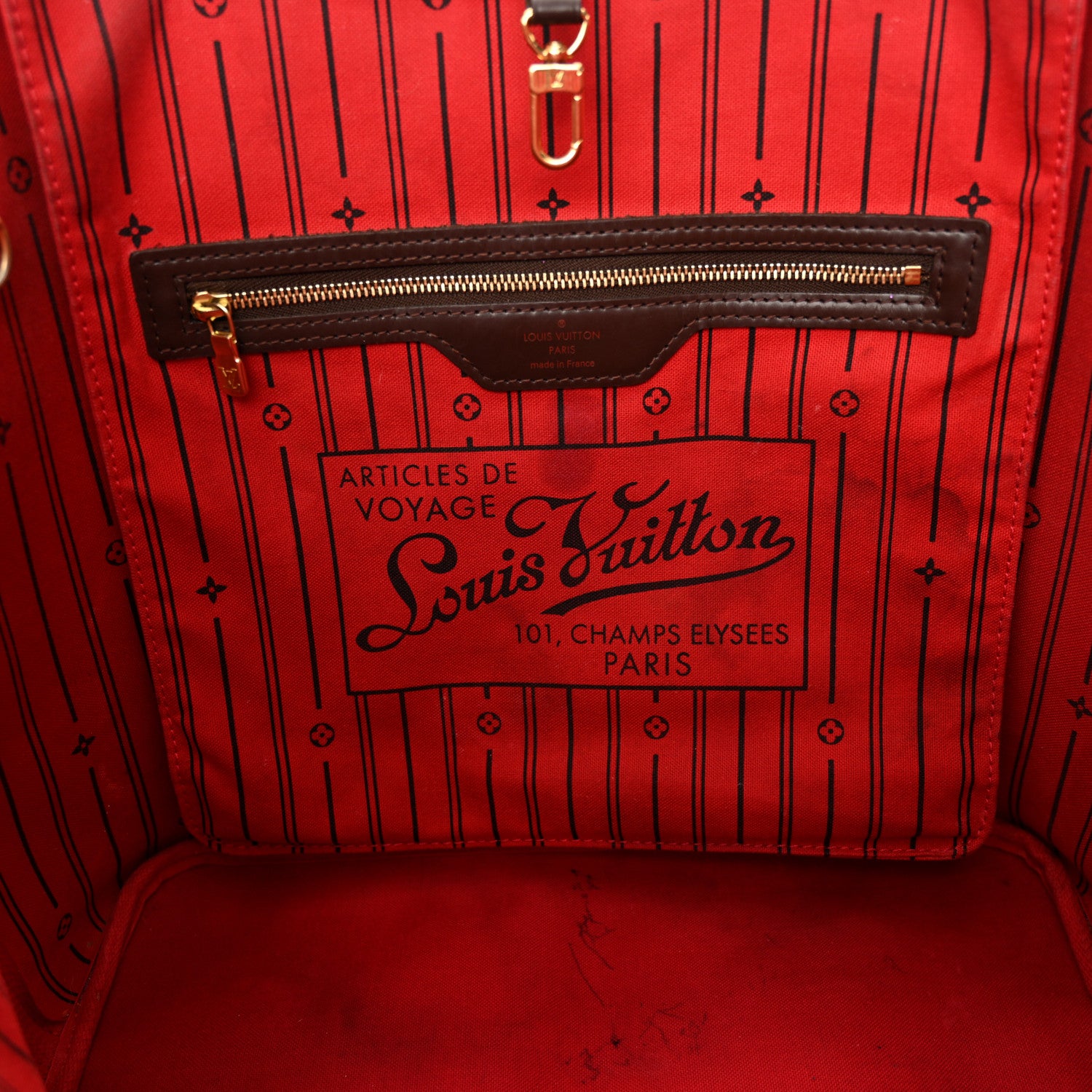 Louis Vuitton Damier Ebene Neverfull MM 13 of 17