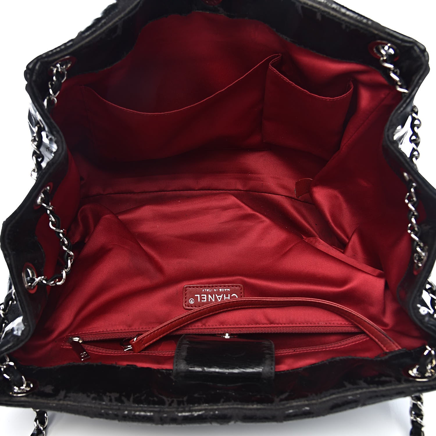 Chanel Vinyl Coco Ming Tote Black 5 of 24