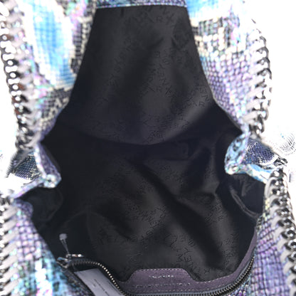 Stella McCartney Eco Python Oleographic Small Falabella Tote Navy 5 of 10