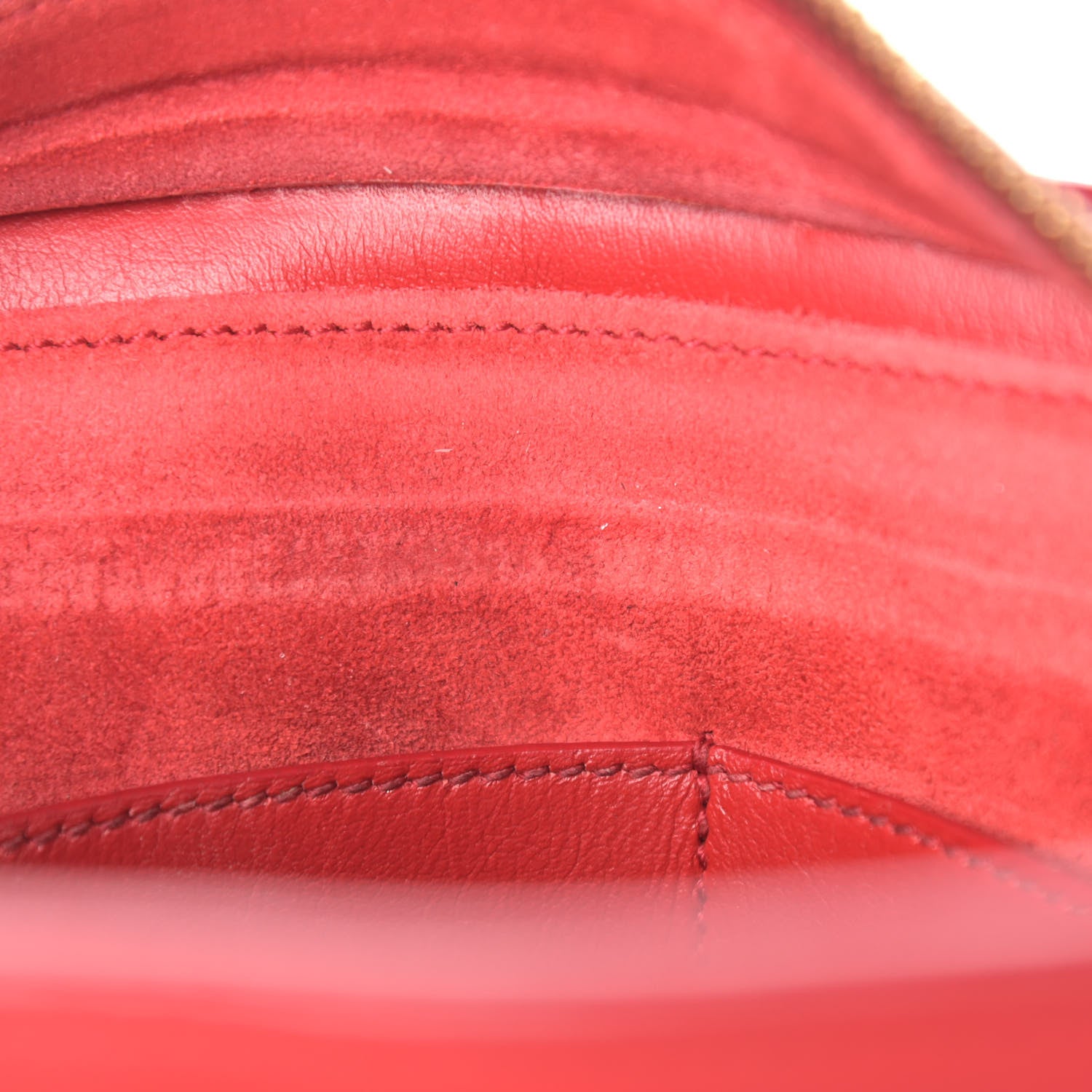 Saint Laurent Calfskin Small Monogram Cabas Lipstick Red 15 of 25