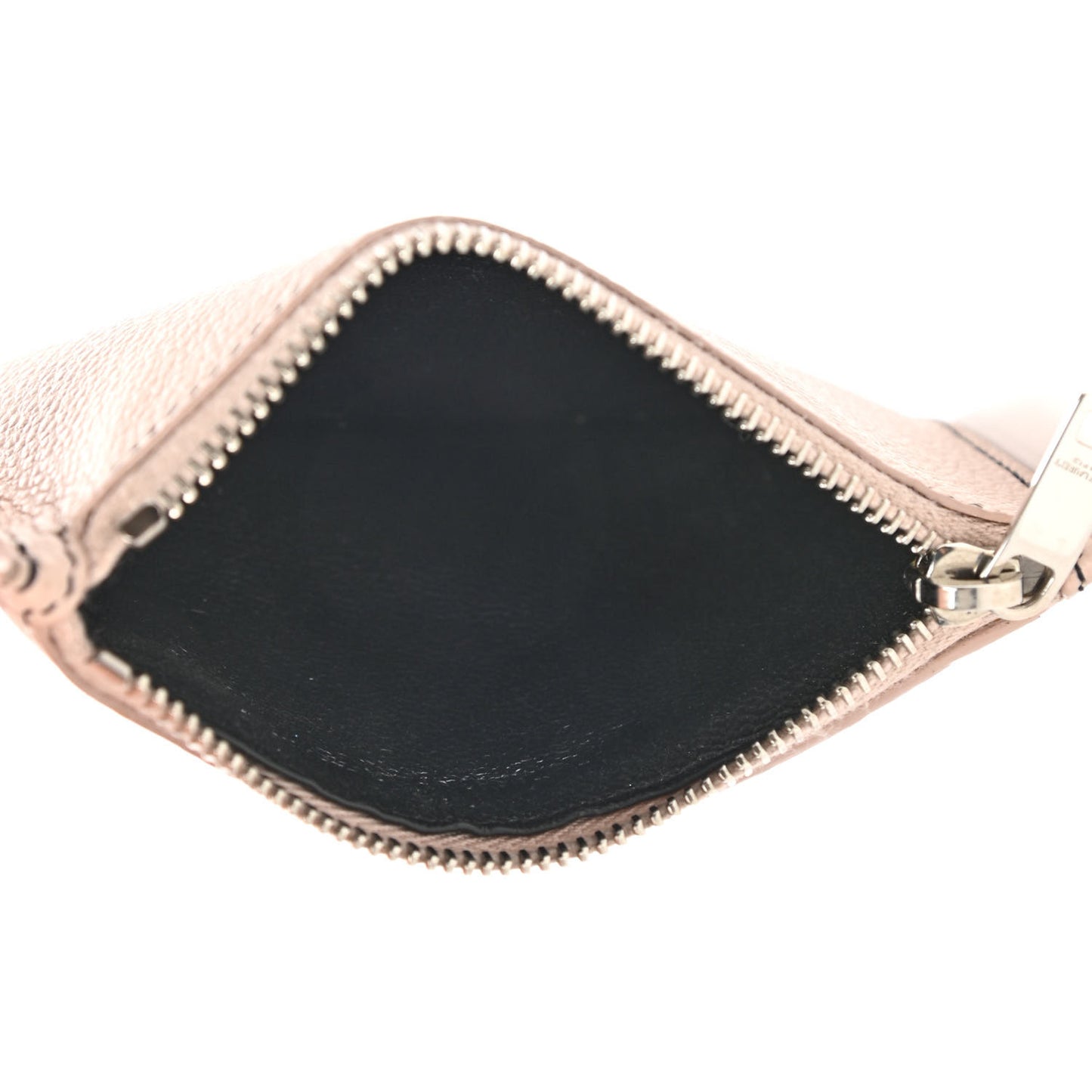 Calfskin 5 Fragments Zip Pouch Card Holder