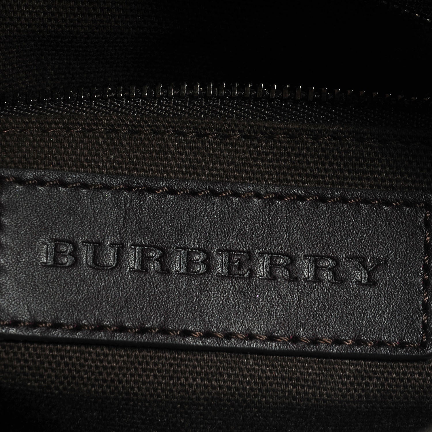 Burberry Smoked Check Medium Alchester Bowling Bag Plum 7 of 10