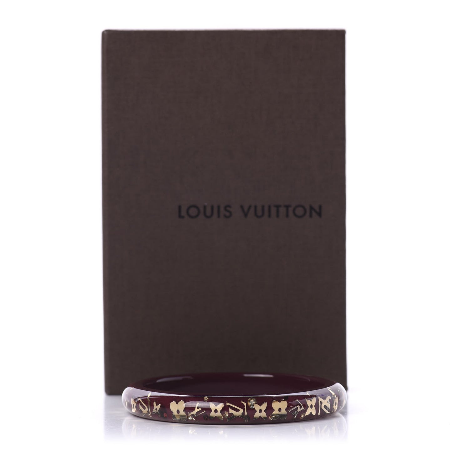 Resin Swarovski Medium Inclusion Bracelet PM Rouge Fauviste