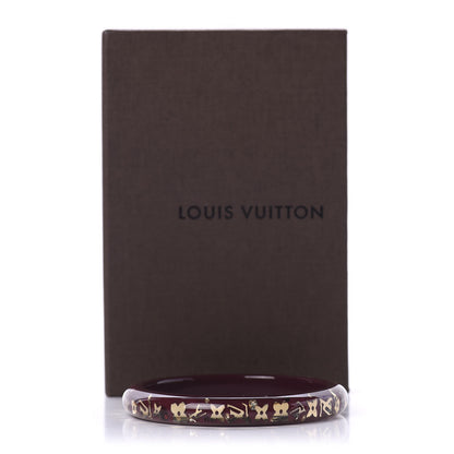Louis Vuitton Resin Swarovski Medium Inclusion Bracelet PM Rouge Fauviste 4 of 4