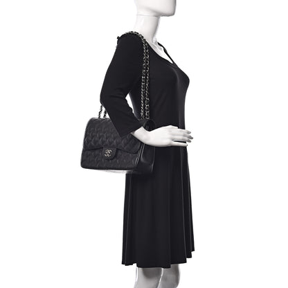 Chanel Caviar Quilted Jumbo Double Flap Black 2 of 13