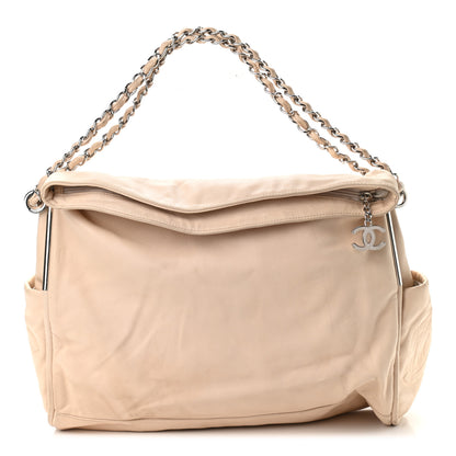 Chanel Lambskin Large Ultimate Soft Tote Beige 1 of 17