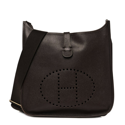 Hermes Epsom Evelyne III GM Chocolate 1 of 7