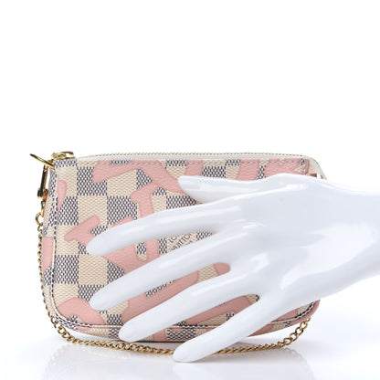 Louis Vuitton Damier Azur Tahitienne Mini Pochette Accessories 2 of 7