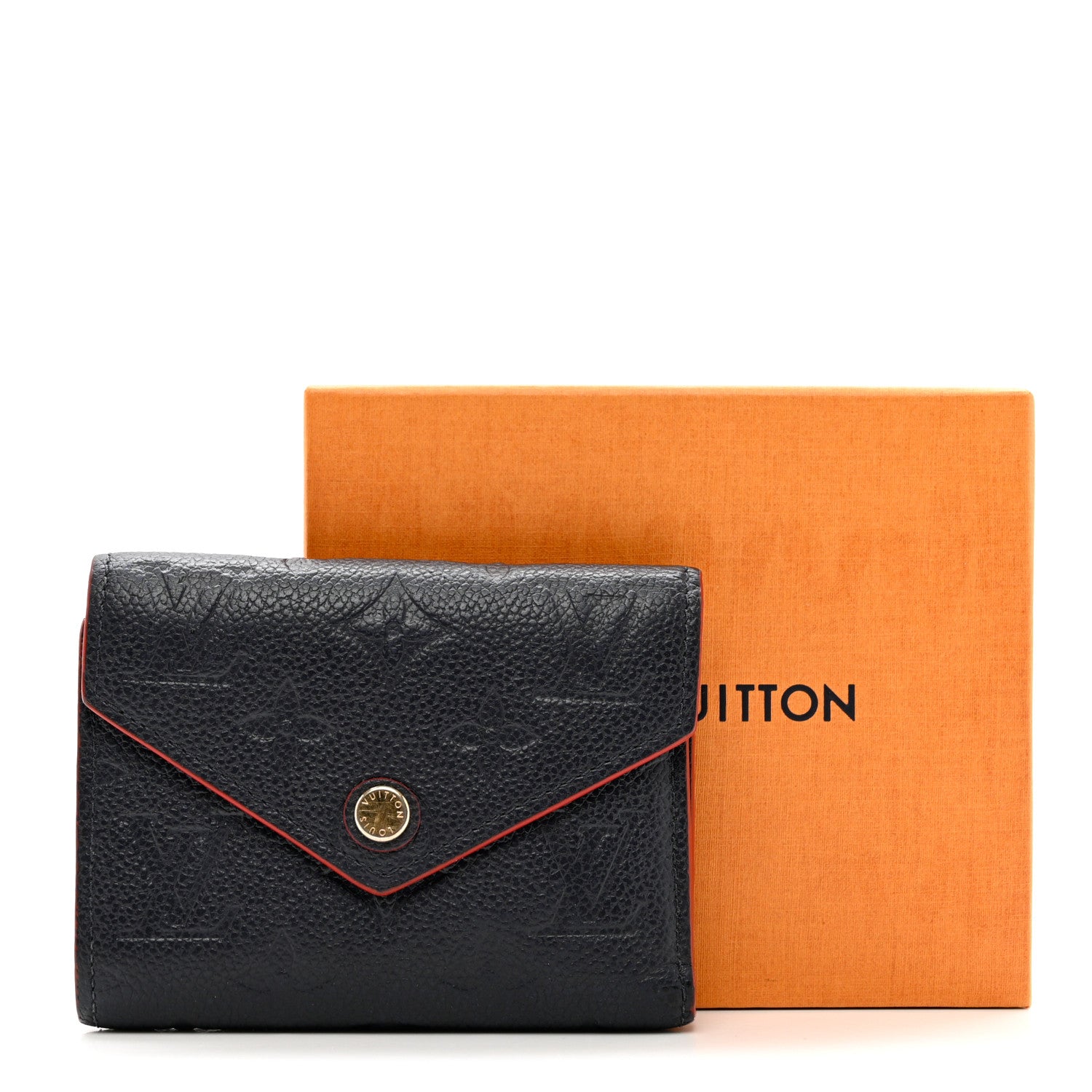 Louis Vuitton Empreinte Victorine Wallet Marine Rouge 10 of 10