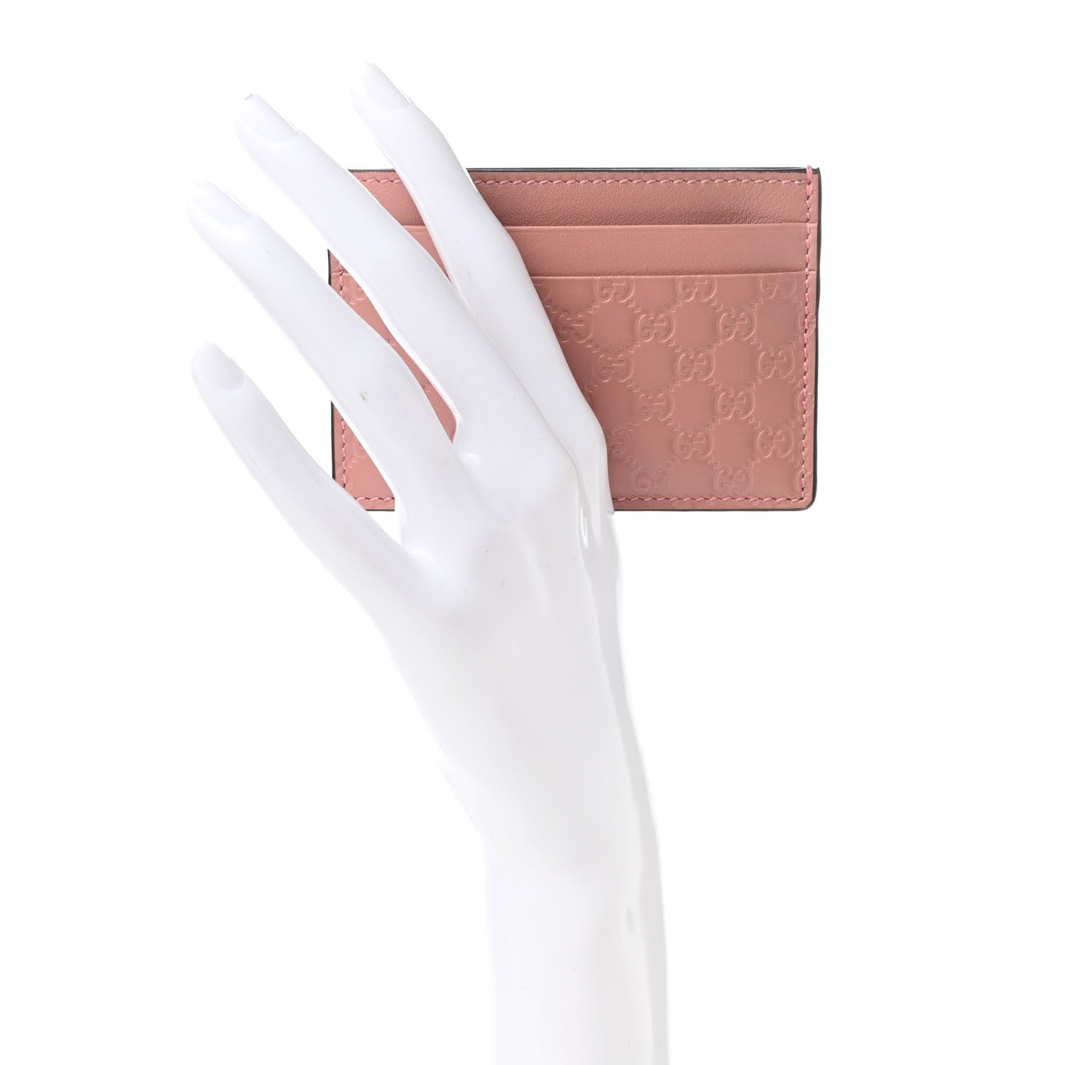 Gucci Microguccissima Card Holder Soft Pink 2 of 7