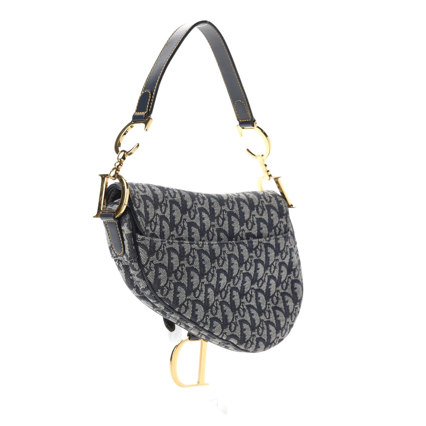Monogram Saddle Bag Blue