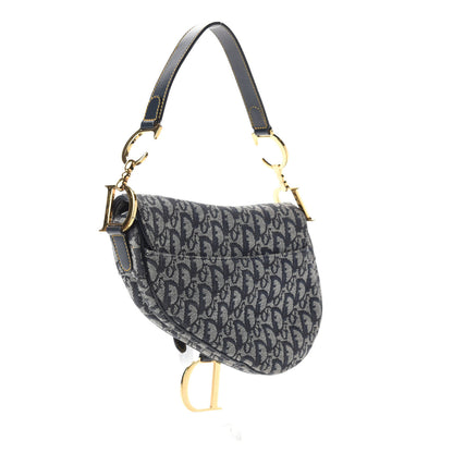 Christian Dior Monogram Saddle Bag Blue 3 of 10