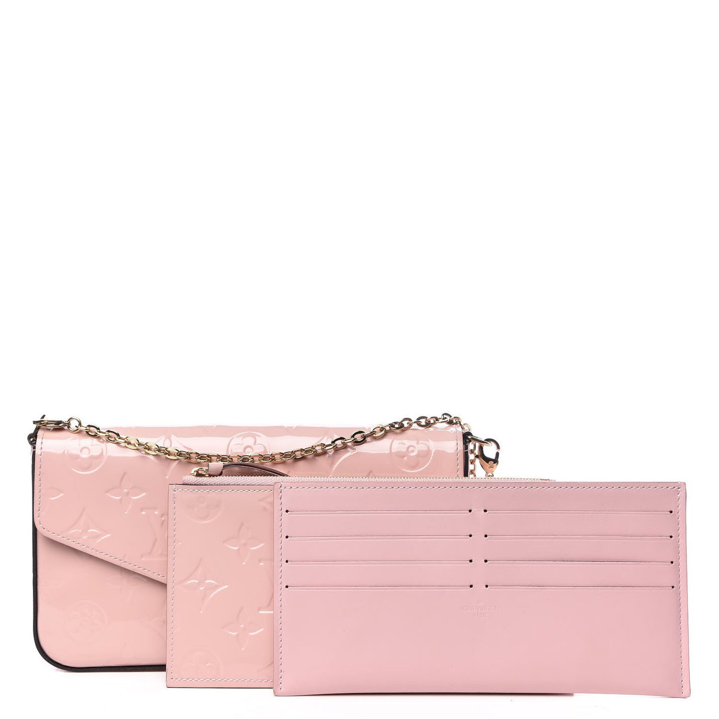 Vernis Felicie Chain Wallet Rose Ballerine