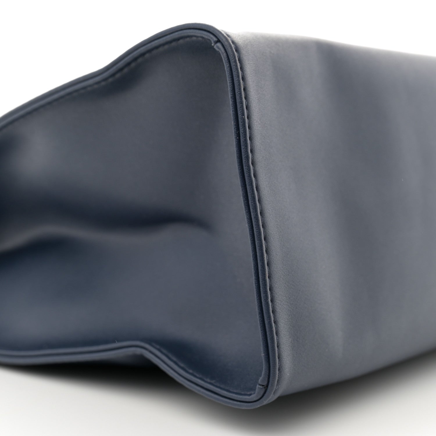 Telfar Vegan Leather Medium Shopping Bag Navy 9 of 11