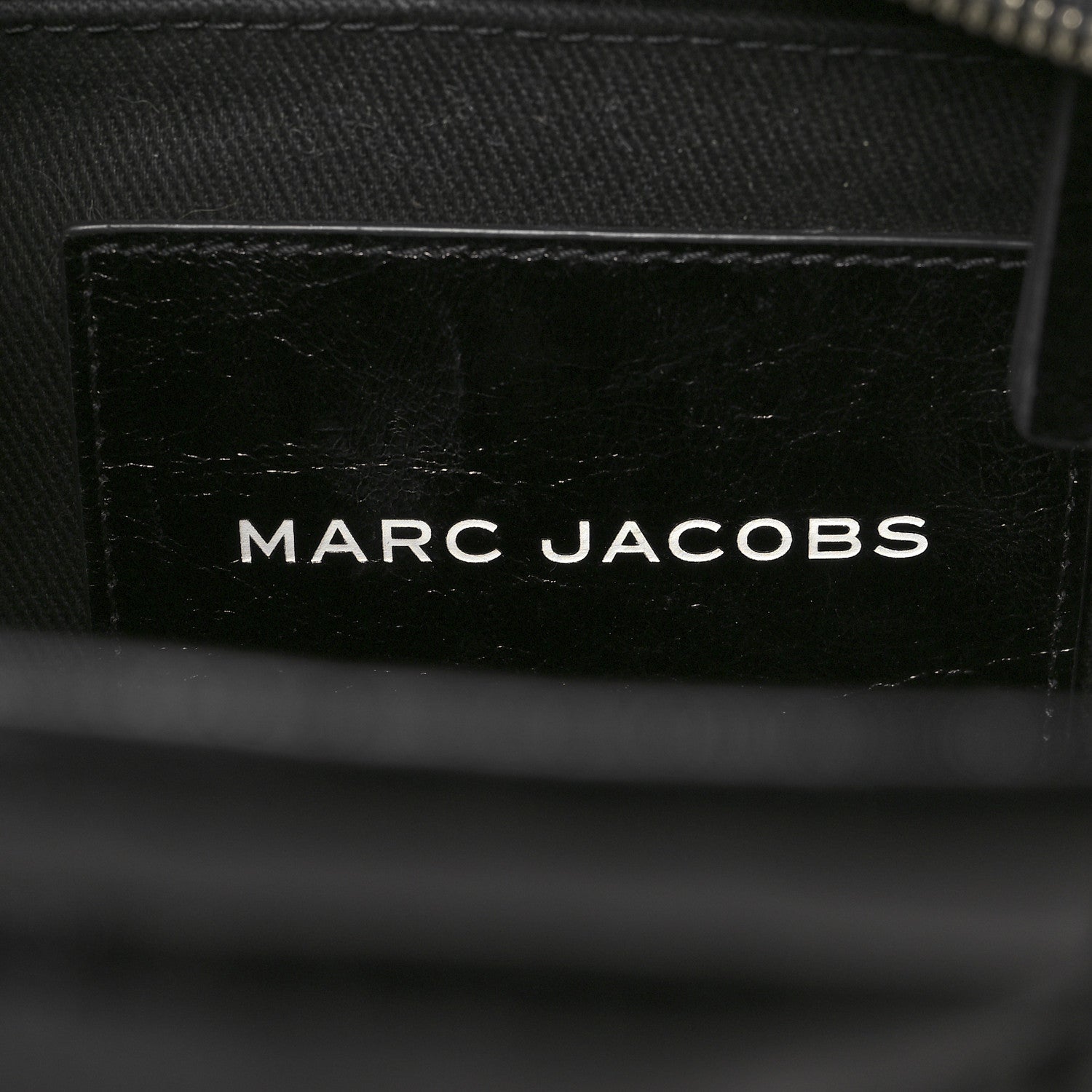 Marc Jacobs Shiny Crinkled Calfskin Small The Tote Bag Black 6 of 10
