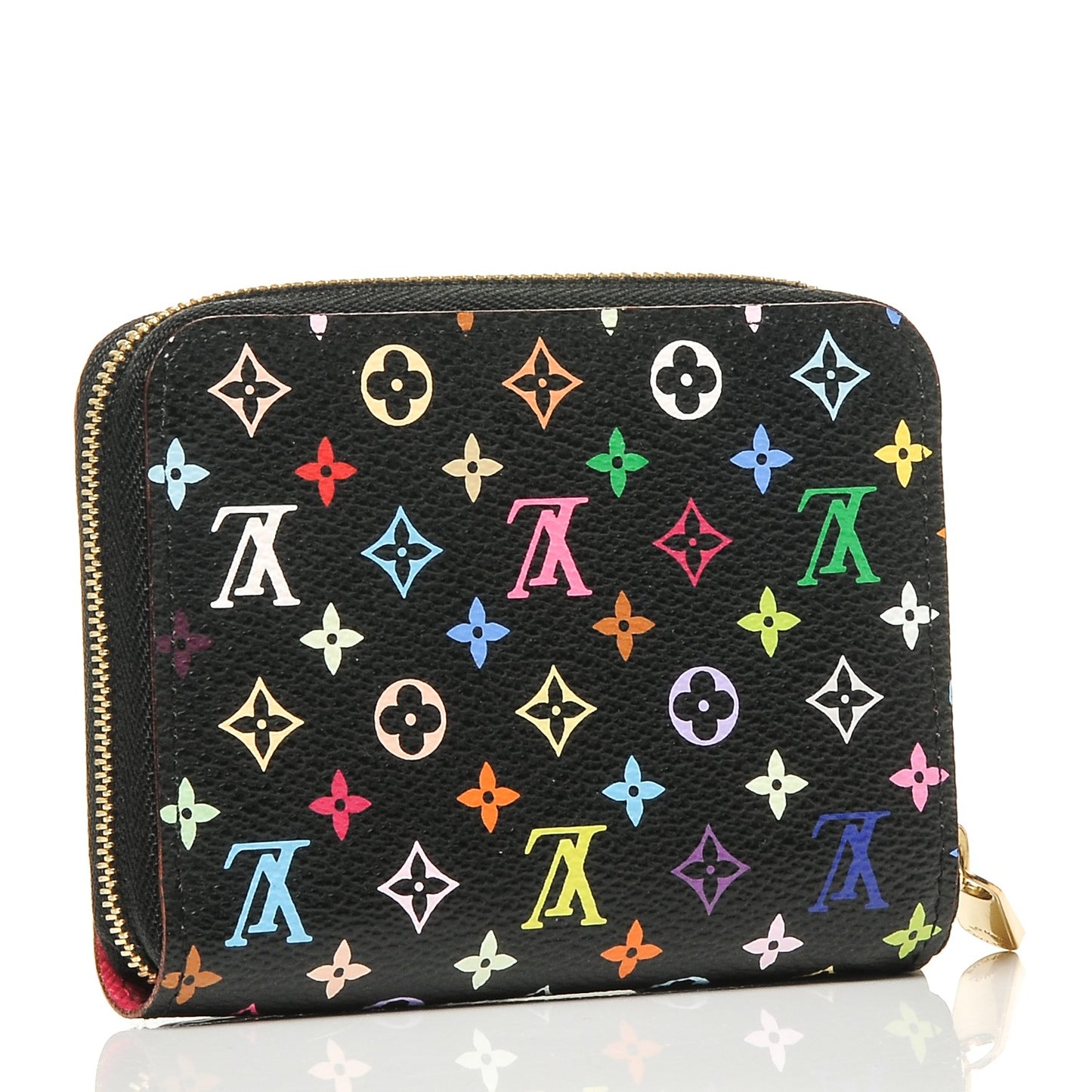Monogram Multicolor Zippy Coin Purse Black Grenade