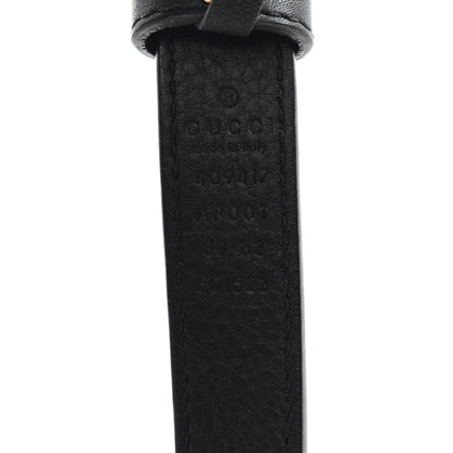 Gucci Calfskin Double G 20mm Belt 80 32 Black 3 of 4