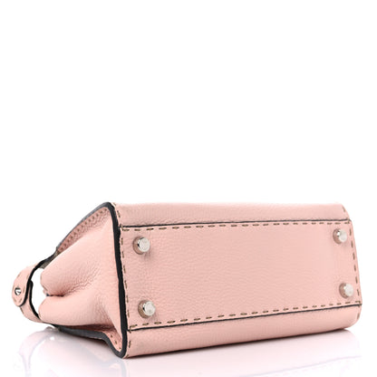 Fendi Cuoio Romano Selleria Bi-Color Medium Peekaboo Iconic Essentially Satchel Cipria Latte 4 of 10