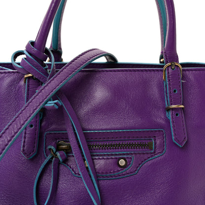Balenciaga Calfskin Papier Mini A4 Purple 7 of 9